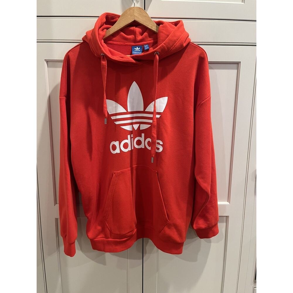 Adidas Originals Adicolor Trefoil Pullover Hoodie Womens Size M - Picture 2 of 11